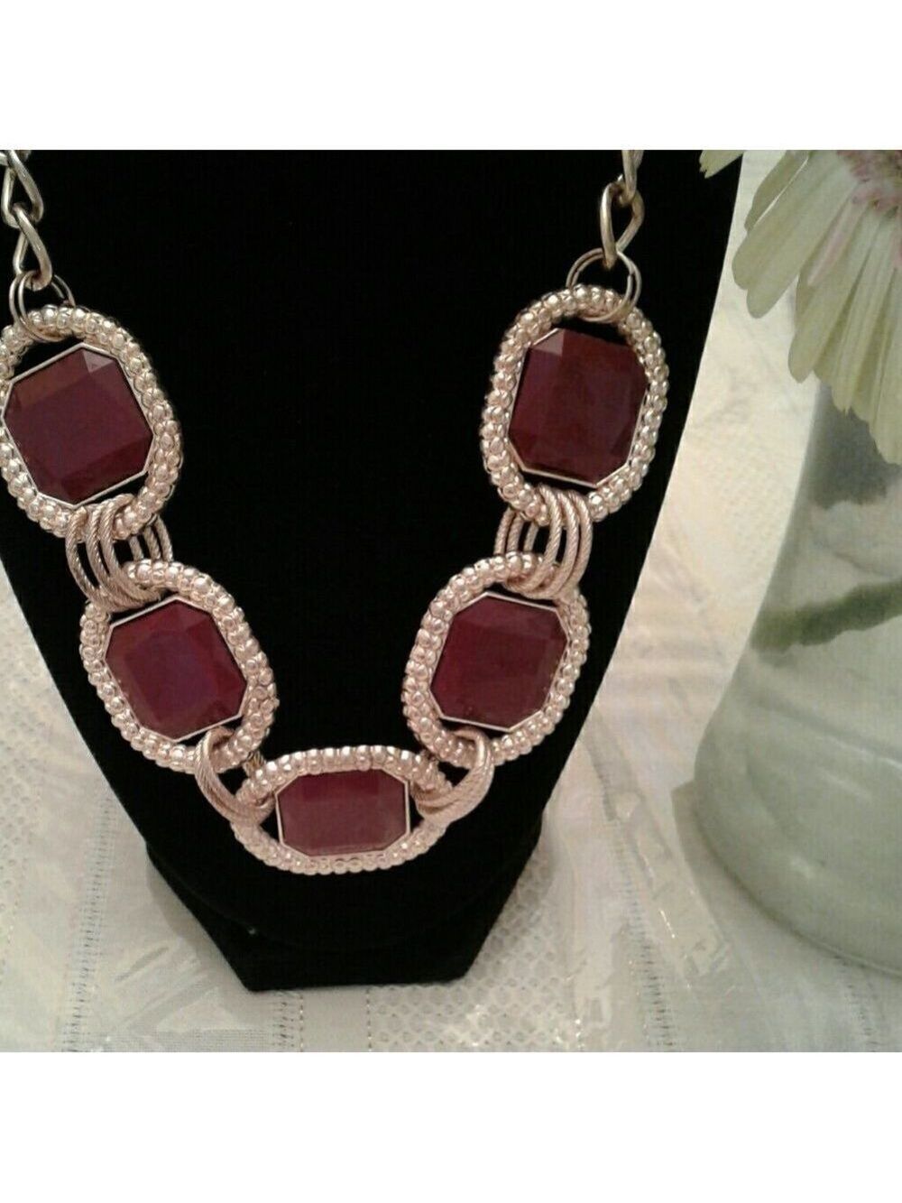 Brown and gold necklace